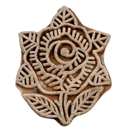 Set of 1 Piece New Wooden Printing Block